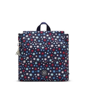 Kipling Dannie Printed Small Rugzak Blauw | BE 1547AH